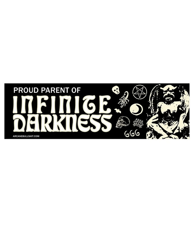 Infinite Darkness Bumper Sticker (Glow-in-the-Dark)-Arcane Bullshit-Strange Ways