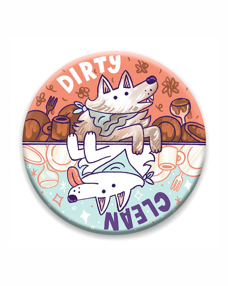 WIRESTER Waterproof Dishwasher Magnet Clean Dirty Sign Double Sided Magnet Refrigerator Magnet Playful Postures Pembroke Welsh Corgi Dog WIRESTER Waterproof Dishwasher Magnet Clean Dirty Sign Double Sided Magnet Refrigerator Magnet Playful Postures Pembroke Welsh Corgi Dog