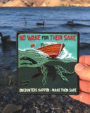 Loch Ness Monster Boat Safety Large Patch-Maiden Voyage Clothing Co.-Strange Ways