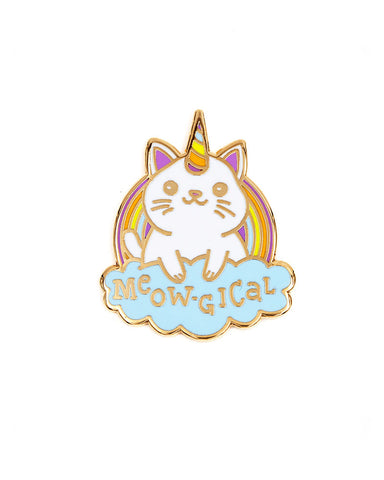 Meow-Gical Cat Unicorn Pin