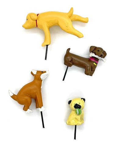 Adorable Dogs Potted Plant Markers (Set of 4)