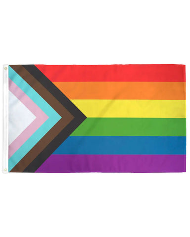 Progress Pride Flag - Licensed (3" x 5")