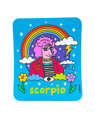 Scorpio Wokeface Zodiac Sticker