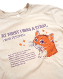 At First I Was A Stray (Cat) Unisex Shirt-Frog and Toad Press-Strange Ways