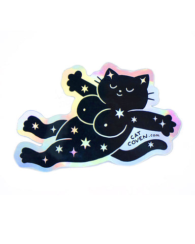 Magical Kitty Holographic Sticker