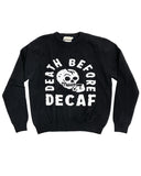 Death Before Decaf Coffee Knitted Sweater-Pyknic-Strange Ways