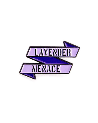 Lavender Menace Pin