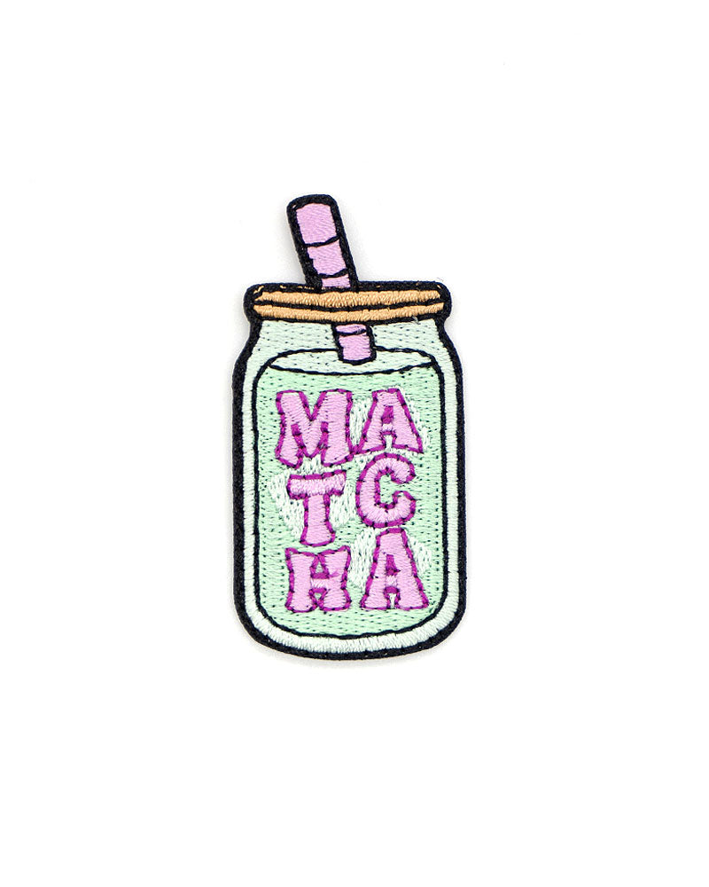 Iced Matcha Jar Small Patch-Wildflower + Co.-Strange Ways