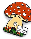 All Creatures Welcome Mushroom Pin-Tender Ghost-Strange Ways