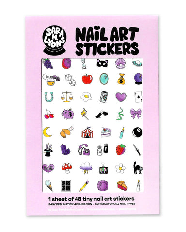 Magic-Themed Nail Art Stickers (48ct)