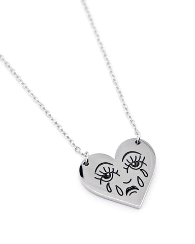 Crying Heart Necklace
