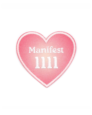 1111 Angel Numbers Small Patch - Manifest