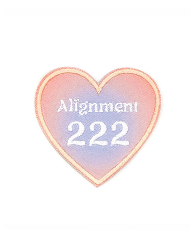 222 Angel Numbers Small Patch - Alignment