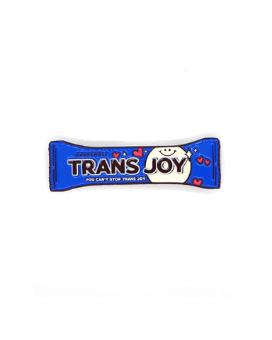 Trans Joy Candy Bar Pin