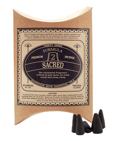 Sacred Incense Cones (Pack of 30)