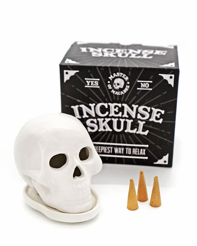 Skull Cone Incense Burner