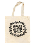 Support Your Local Artists Tote Bag-Frog and Toad Press-Strange Ways