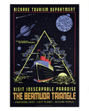 The Bermuda Triangle Art Print (12" x 18") (Glow-in-the-Dark)-Maiden Voyage Clothing Co.-Strange Ways