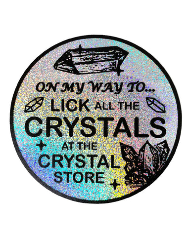 Crystal Licker Holographic Sticker