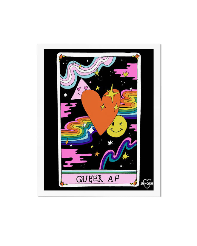 Queer Tarot Art Print (8" x 10")-Ash + Chess-Strange Ways