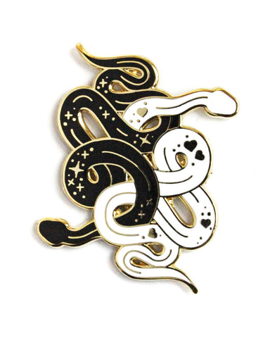 Intertwined Snakes Pin