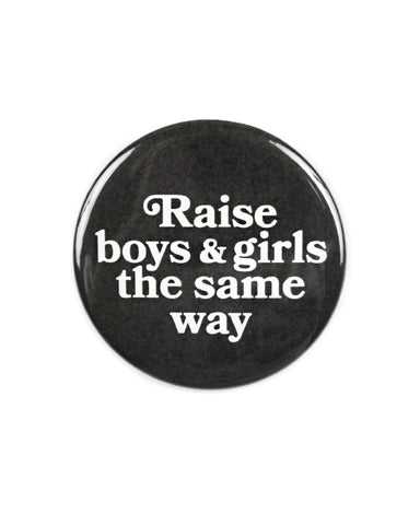 Boys & Girls Big Pinback Button