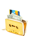 Cassette Tape Wallet - Gold Chrome-Fydelity Bags-Strange Ways