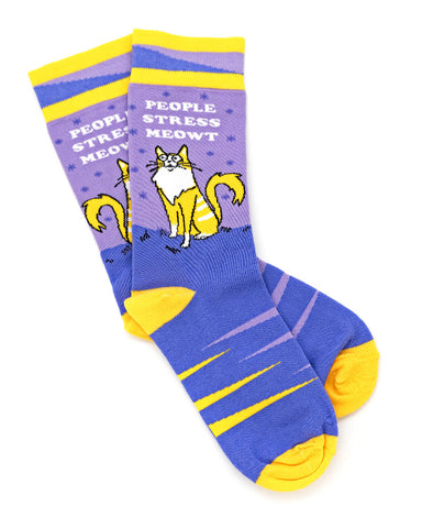People Stress Meowt Cat Socks