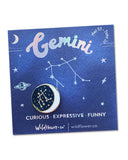 Gemini Zodiac Constellation Pin-Wildflower + Co.-Strange Ways