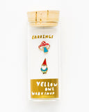 Gnome & Mushroom Earrings-Yellow Owl Workshop-Strange Ways
