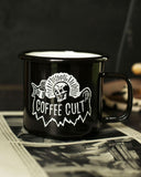 Coffee Cult Enamel Coffee Mug-Pyknic-Strange Ways
