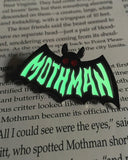 Mothman Symbol Pin (Glow-in-the-Dark)-Maiden Voyage Clothing Co.-Strange Ways