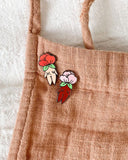 Flower Child Pin - Brown-Little Woman Goods-Strange Ways