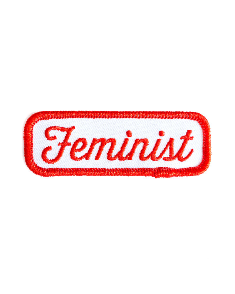 Feminist Patch - Red-These Are Things-Strange Ways