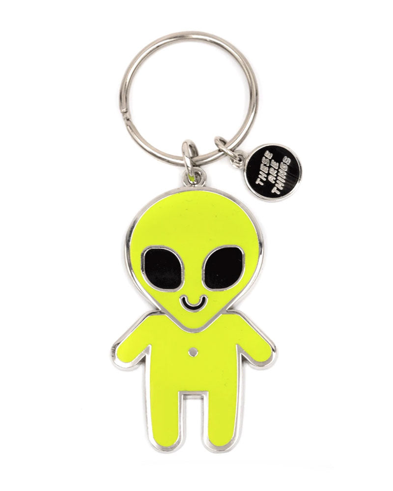 Alien Baby Keychain (Glow-in-the-Dark)-These Are Things-Strange Ways