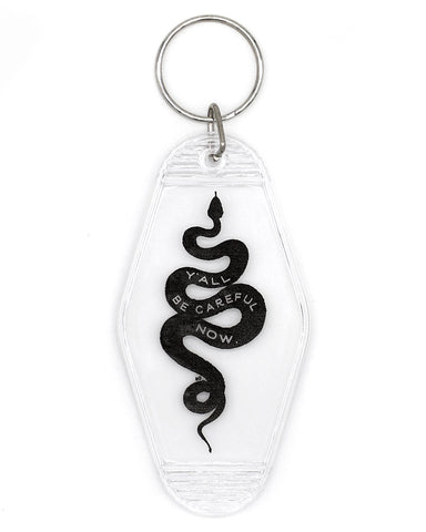 Y'All Be Careful Now Snake Keychain
