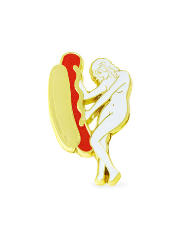 Hot Dog Lady Pin