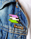 Gender-Queer Pride Pin-Bianca Designs-Strange Ways