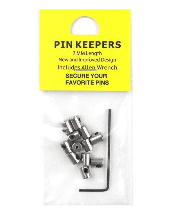 12 Pieces ) Pin Keepers Pin backs Pin Locks Locking Pin Backs w