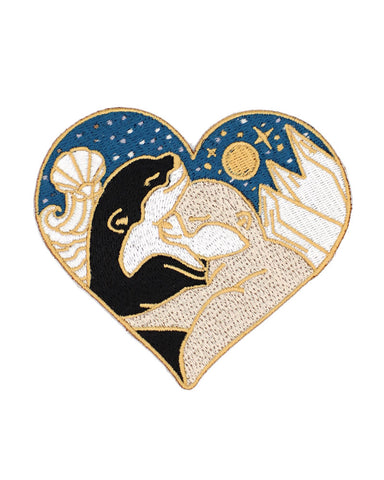Land & Sea Hugging Otters Patch