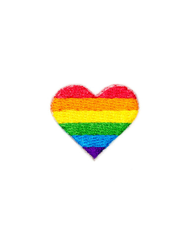 LGBTQ+ Rainbow Pride Heart Mini Sticker Patch