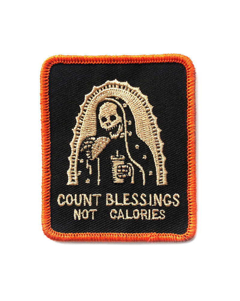Count Blessings, Not Calories Patch-Pyknic-Strange Ways