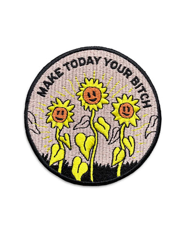 Make Today Your Bitch Sunflowers Patch