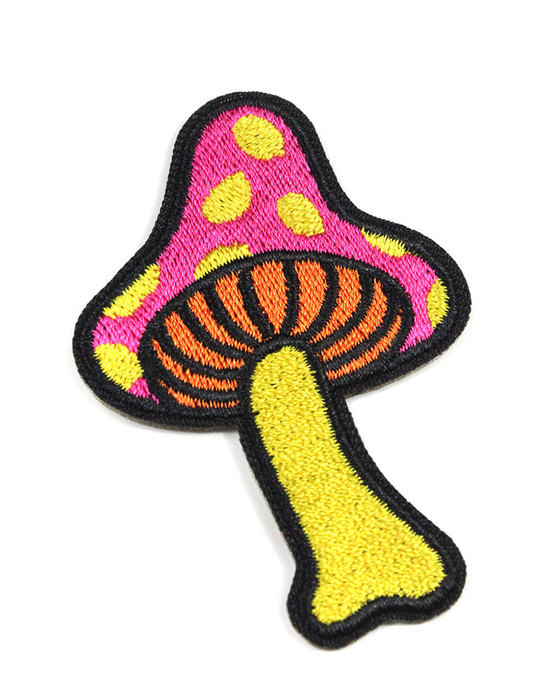 Super Mushroom Embroidered IRON ON PATCH - FREAKY SHOP WORLD