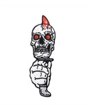 Stab Skull Small Patch-Hungry Ghost Press-Strange Ways