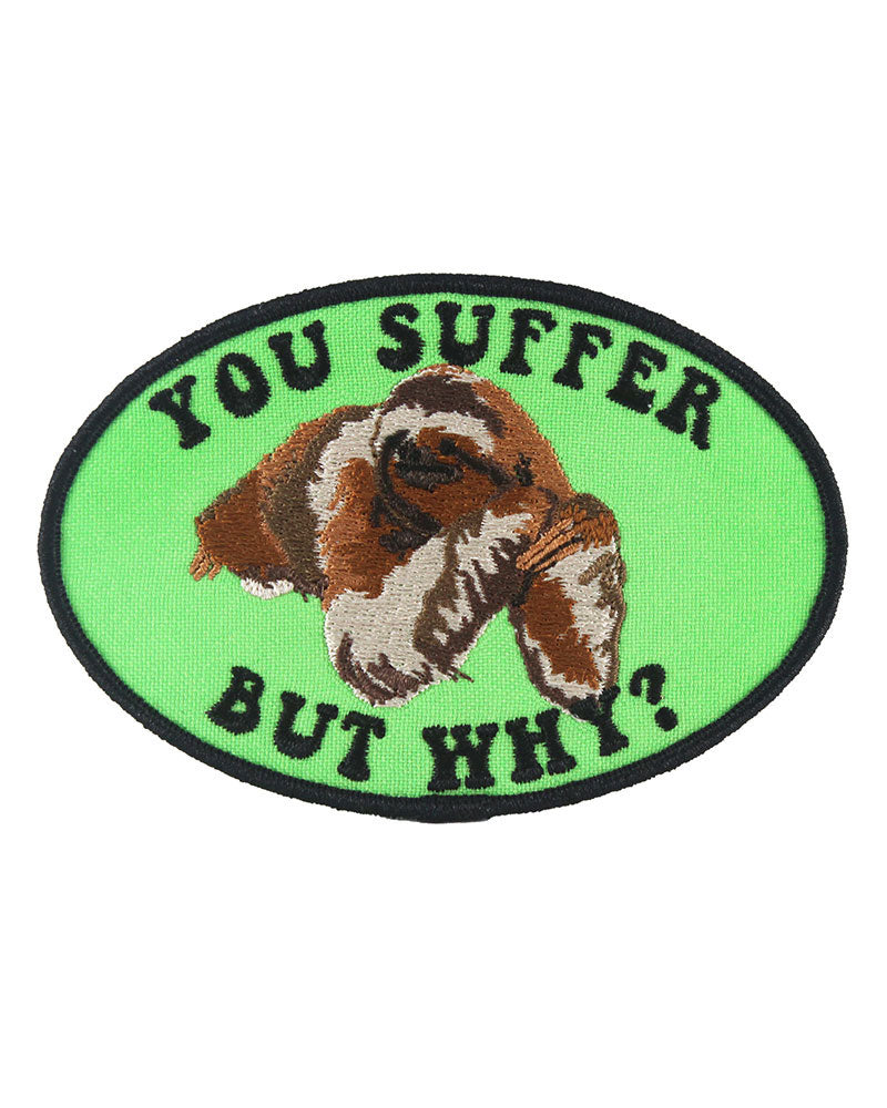 Clearance Sloth Patch - Iron on Patch - Embroidered Patches