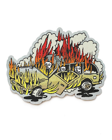 SUV On Fire Patch