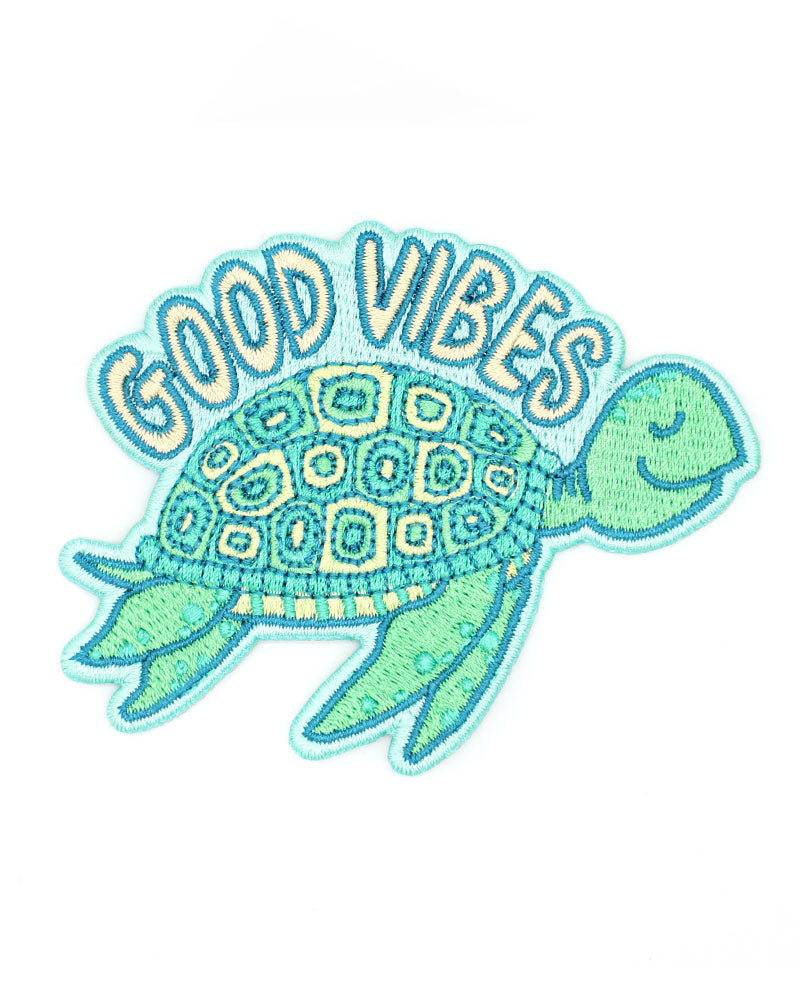 Good Vibes Sea Turtle Patch-Lucky Sardine-Strange Ways