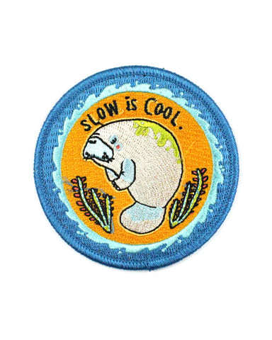 Slow Is Cool Manatee Patch