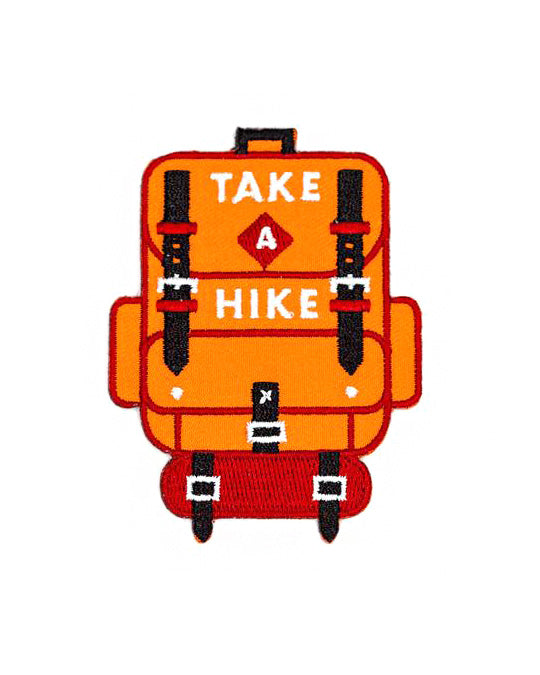 Take A Hike Backpack Patch-These Are Things-Strange Ways